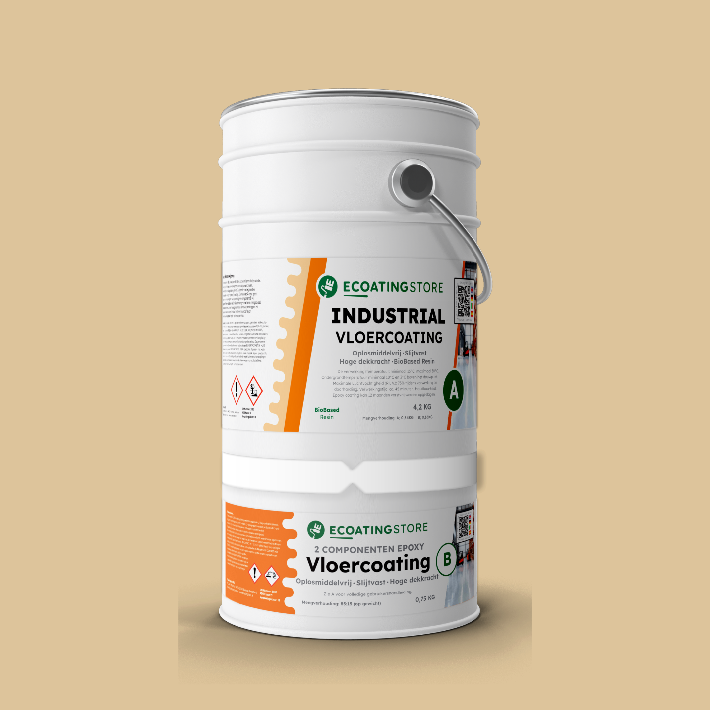 Industriel Gulvbelægning - RAL 1014