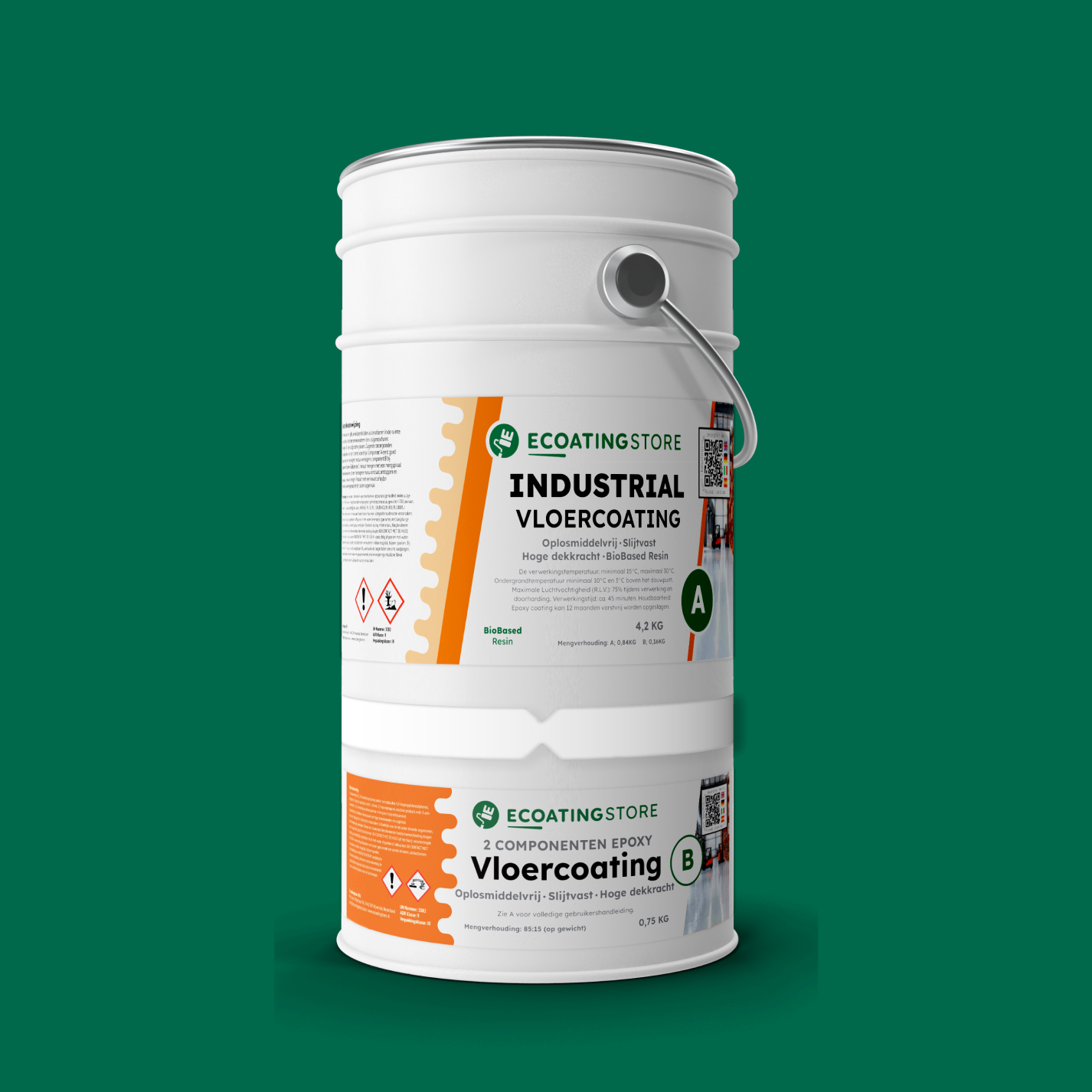 Industriel Gulvbelægning - RAL 6016