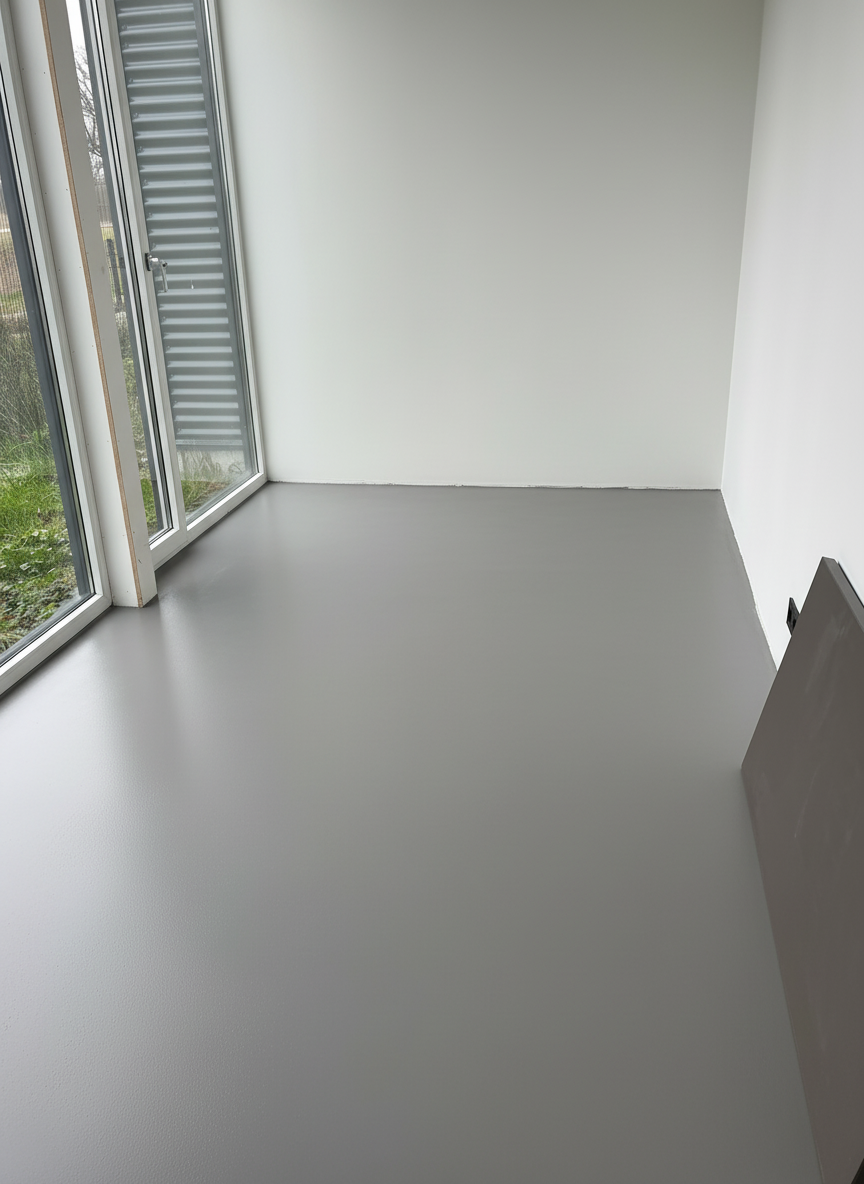 Garage gulvbelægning - RAL 7044