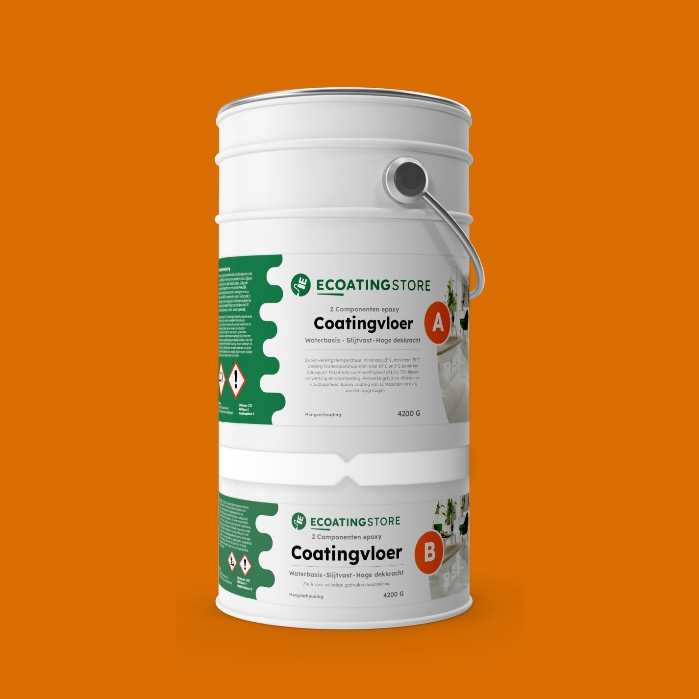 Gulvbelægning - RAL 2000