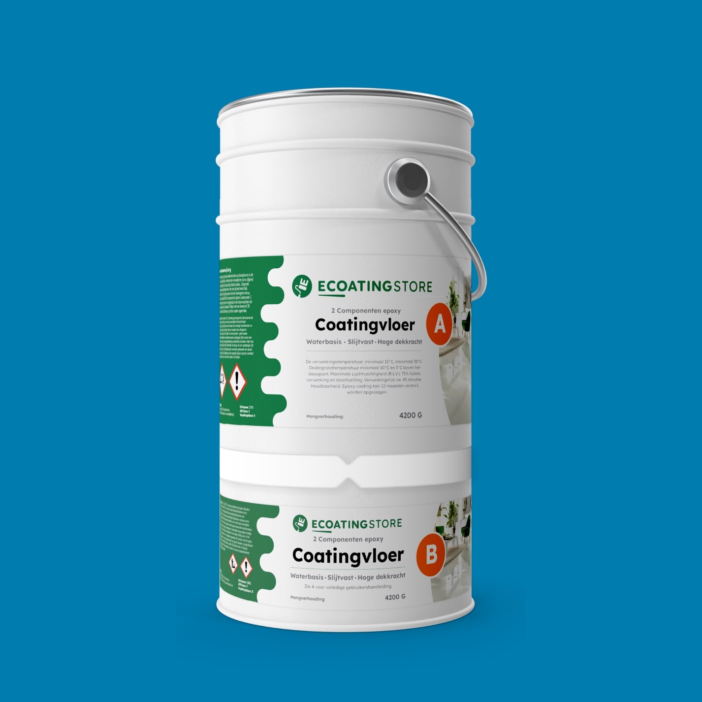 Garage gulvbelægning - RAL 5015