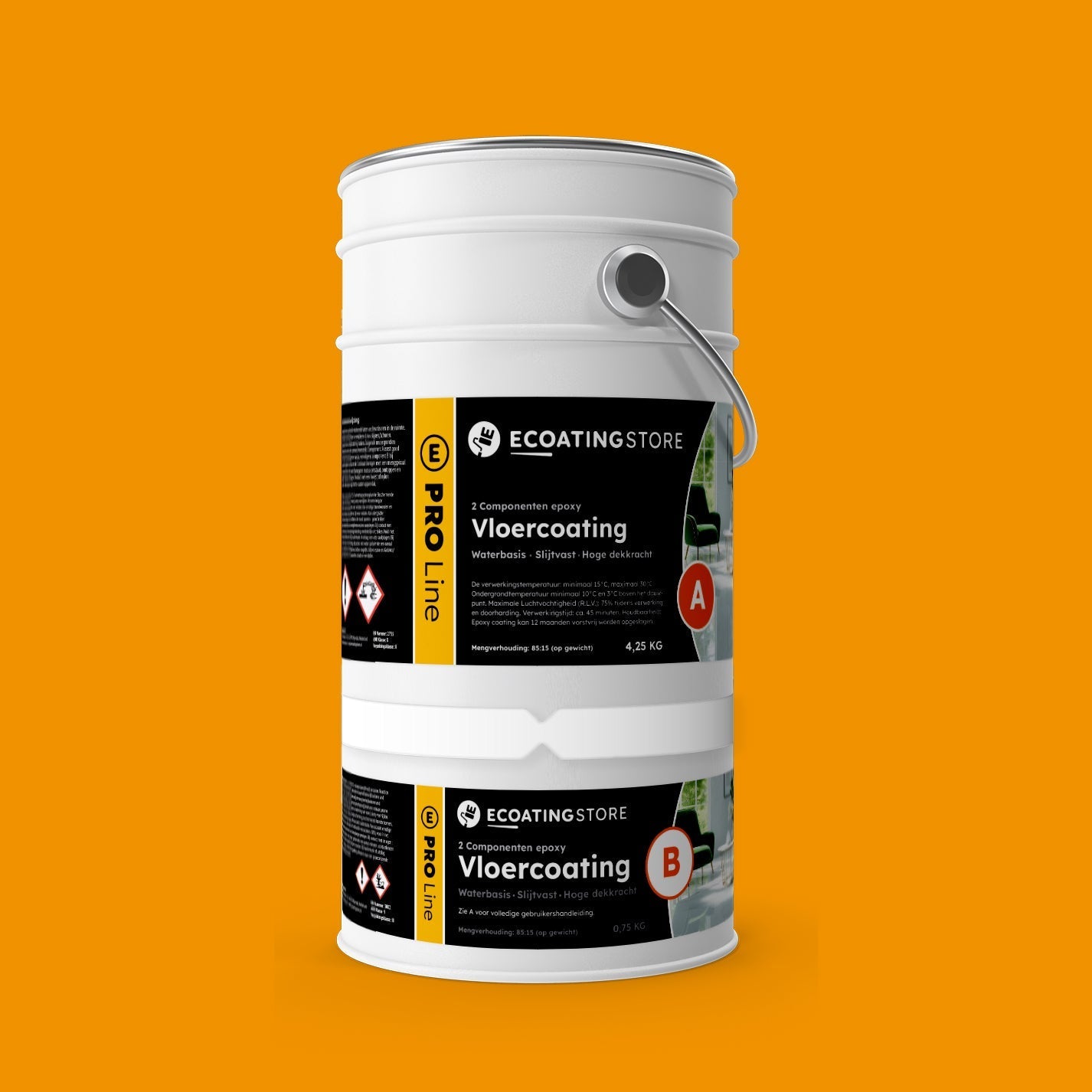 Gulvbelægning - RAL 1037