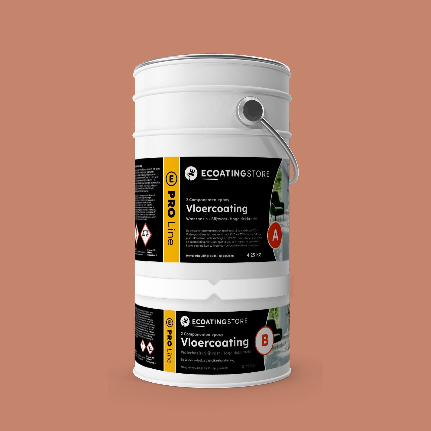 Gulvbelægning - RAL 3012