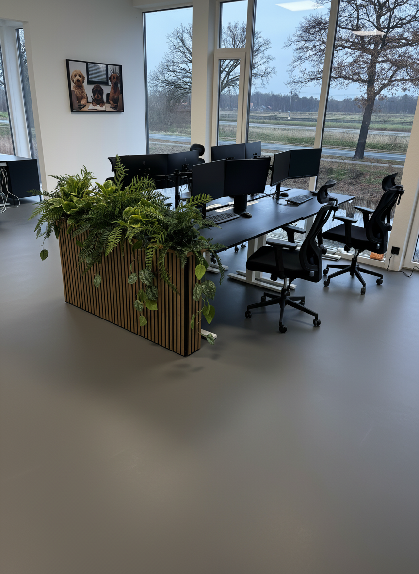 Garage gulvbelægning - RAL 7016