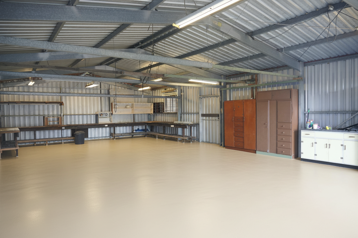 Garage gulvbelægning - RAL 1014