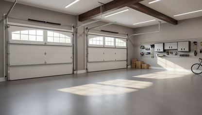 Garage gulvbelægning - RAL 7036