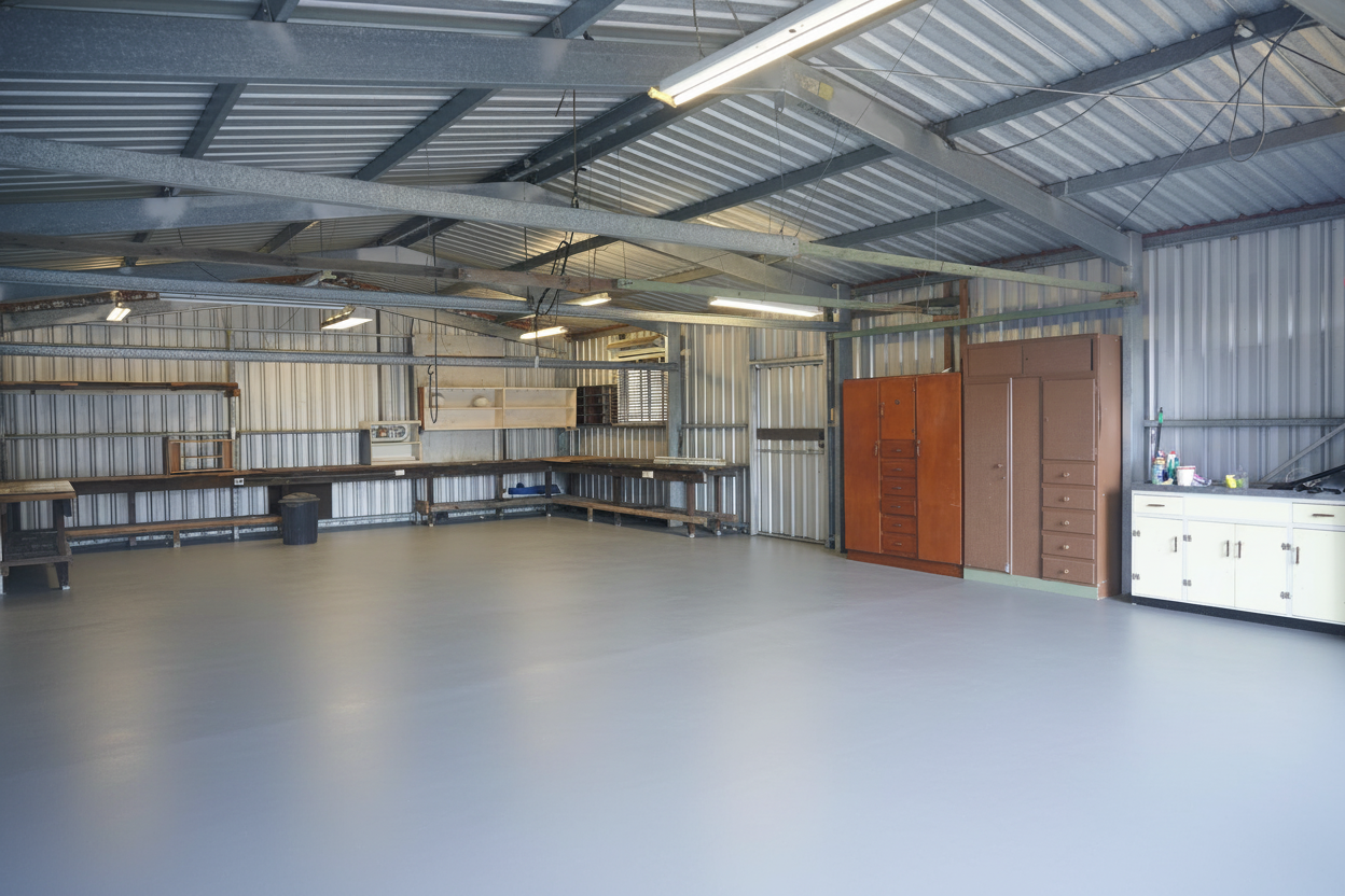 Garage gulvbelægning - RAL 7039