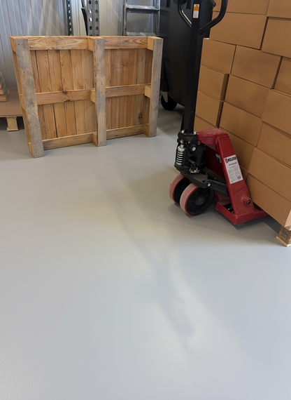Garage gulvbelægning - RAL 7044