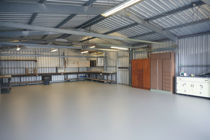 Garage gulvbelægning - RAL 7004