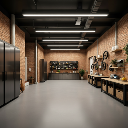 Garage gulvbelægning - RAL 7004