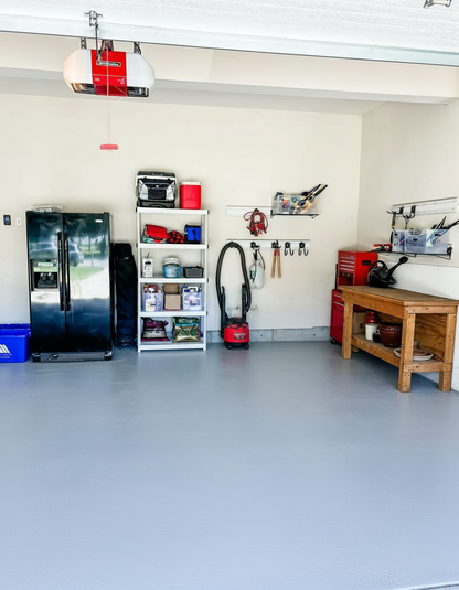 Garage gulvbelægning - RAL 7004