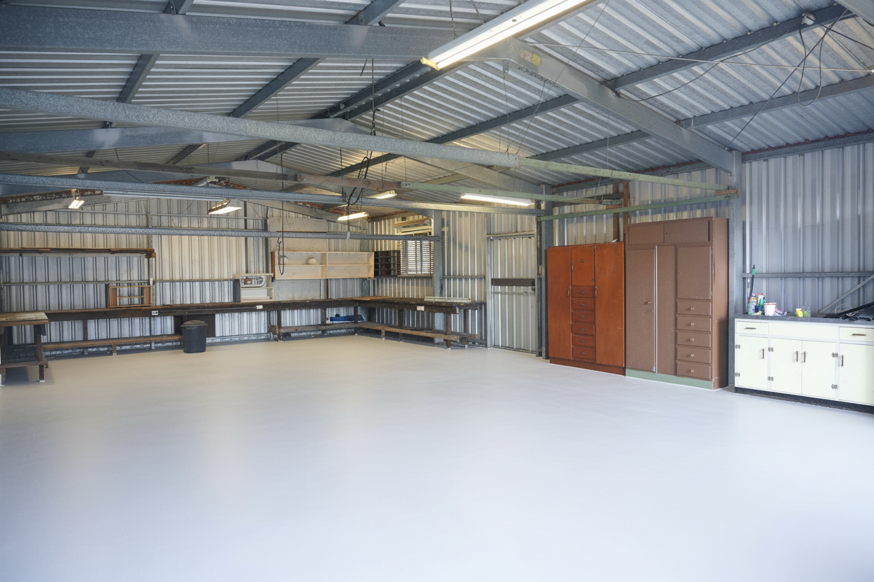 Garage gulvbelægning - RAL 9010